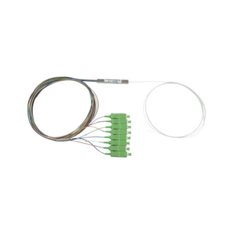 Splitter (divisor Óptico) Tipo Plc De 1x8 Conectores Sc/apc De Salida