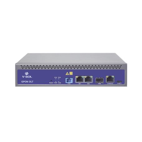 Olt De 1 Puerto Gpon Con 3 Puertos Uplink (2 Puertos Gigabit Ethernet  1 Puerto Sfp/sfp)  Hasta 128 Onus