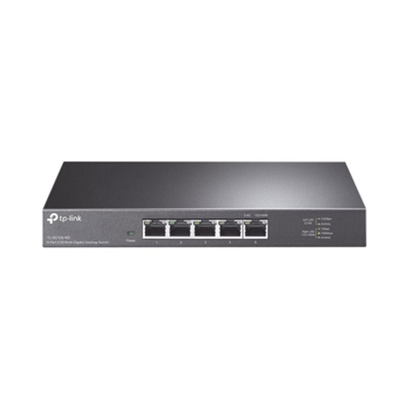 Switch Gigabit No Administrable De 5 Puertos 100 Mbps/ 1 Gbps/ 2.5 Gbps Ideal Para Wifi 6