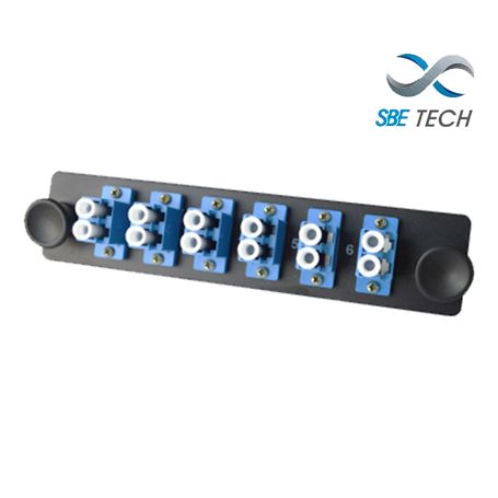 Sbetech Sbe6lcsm  Placa Con 6 Acopladores Lc Dúplex Monomodo