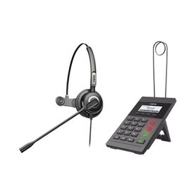 kit fanvil para call center incluye teléfono ip x2cp y diadema ht201 y fuente de alimentación 