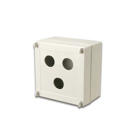 caja industrial de conexión ruggedized de 3 puertos de cobre o fibra con protección ip66ip67 nema 4x