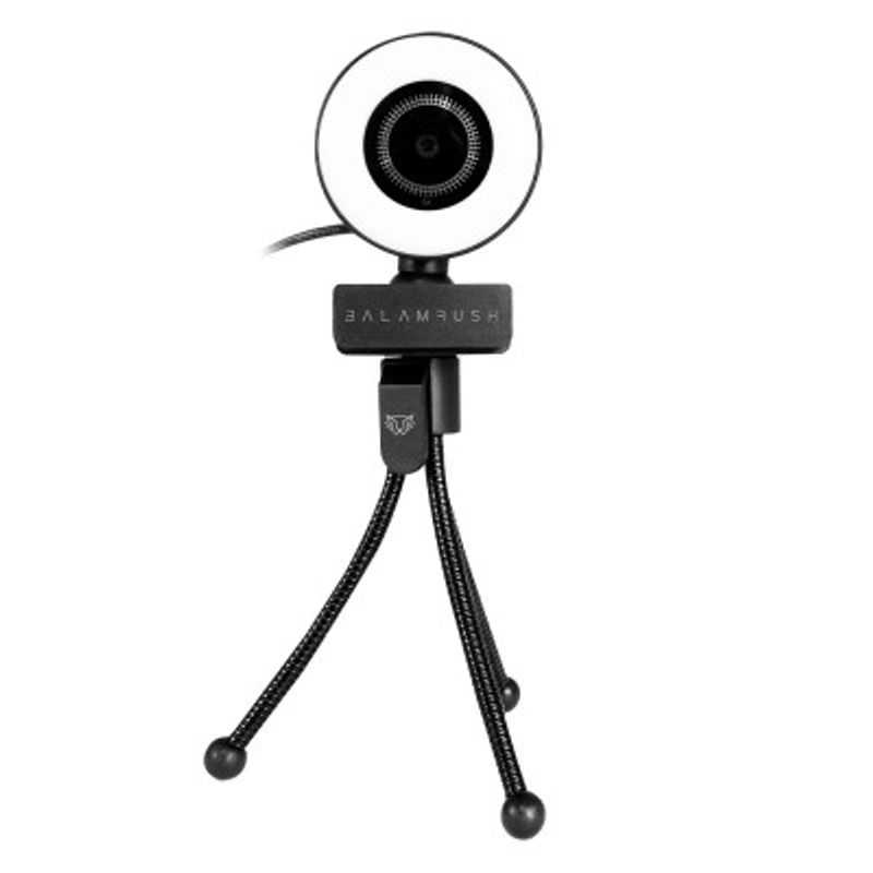 Webcam CMOS BALAM RUSH OS FHD 1080P Corrección de Color Negra Stelar CW750 USB WINDOWS  MAC TL1 