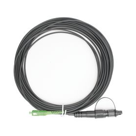 jumper de fibra óptica conector scapc  conexión a caja fdp460 redondo 10 metros forro 3 mm g657a2 negro192544