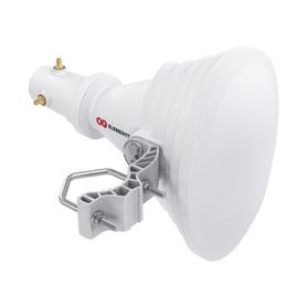 antena sectorial simétrica starter horn de 45º 5150  5950 mhz ganancia de 17 dbi conexión directa con radios is5ac ps5ac y ism5