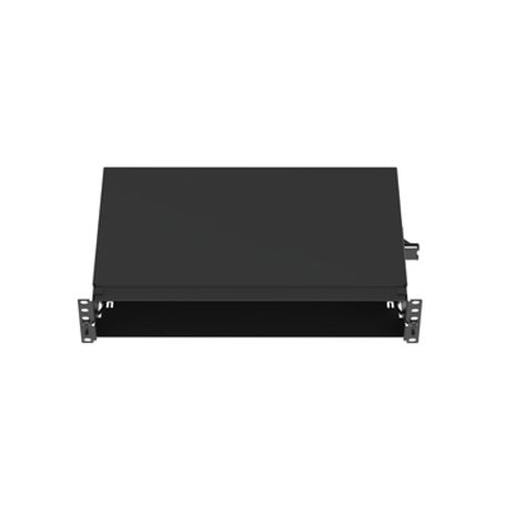 panel de distribución de fibra óptica acepta 8 casetes quicknet o placas fapfmp con panel cfappbl2 no incluido bandeja fija has