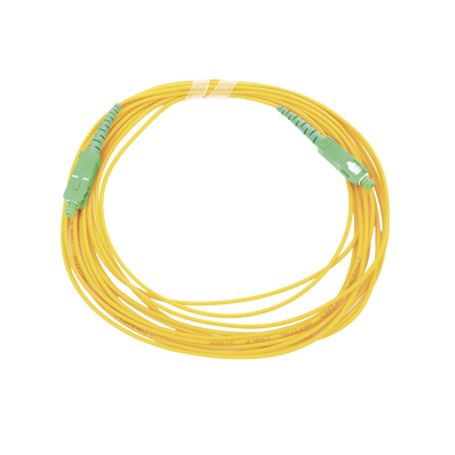 jumper de fibra óptica monomodo scapc  scapc simplex color amarillo 5 metros206992
