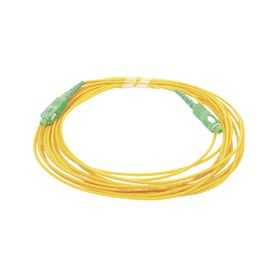 jumper de fibra óptica monomodo scapc  scapc simplex color amarillo 5 metros206992