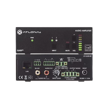 Amplificador De Potencia Estéreo / Mono  60 Watts