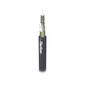 cable de fibra óptica para exterior g652d armada monomodo de 24 hilos loose tube color negro precio por metro