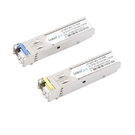 transceptores bidireccionales sfp minigbic  monomodo  125 gbps de velocidad  conector lc  hasta 40 km de distancia  2 piezas215