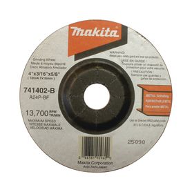 disco abrasivo de desbaste para metal de 4 12 eje 78 espesor 6mm