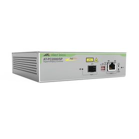 convertidor de medios gigabit ethernet poe a fibra óptica con puerto sfp gigabit la distancia y tipo de fibra óptica depende de