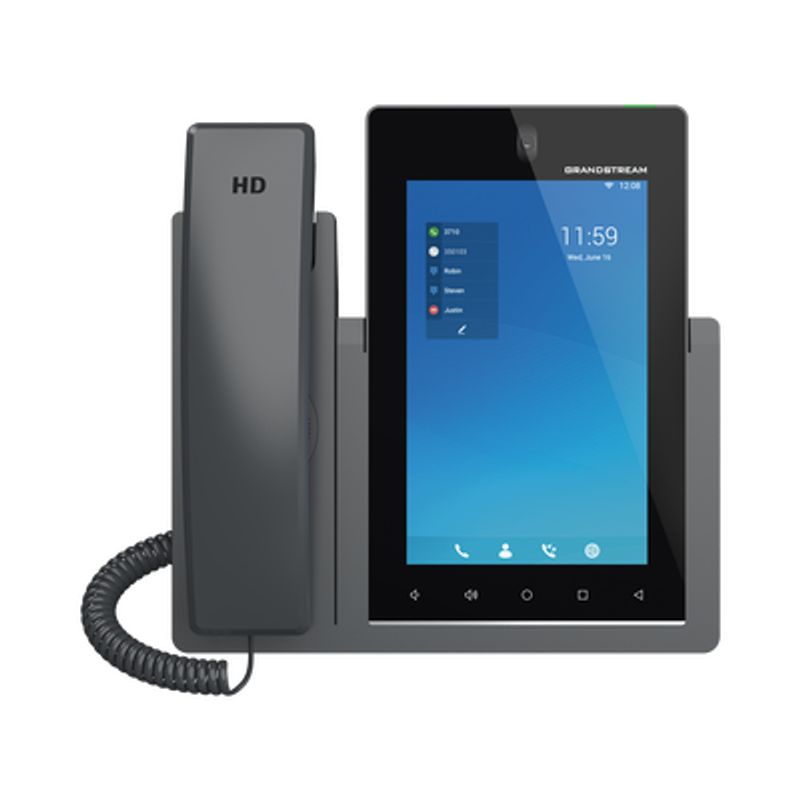 Teléfono Ip Android 11 16 Lineas Sip Con 16 Cuentas Pantalla Táctil  7 Puertos Gigabit Wifi Bluetooth Poe Codec Opus Ipv4/ipv6 C