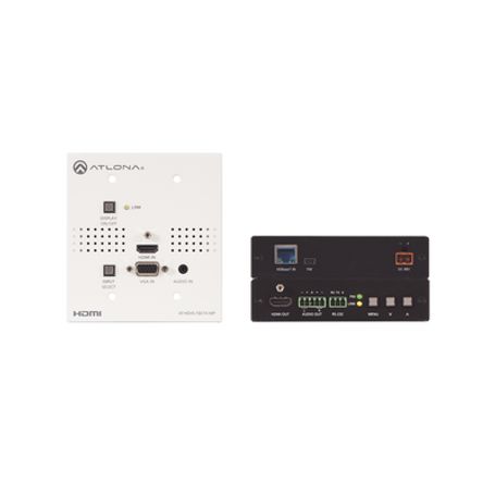 placa de pared hdbaset txrx para hdmi y vga