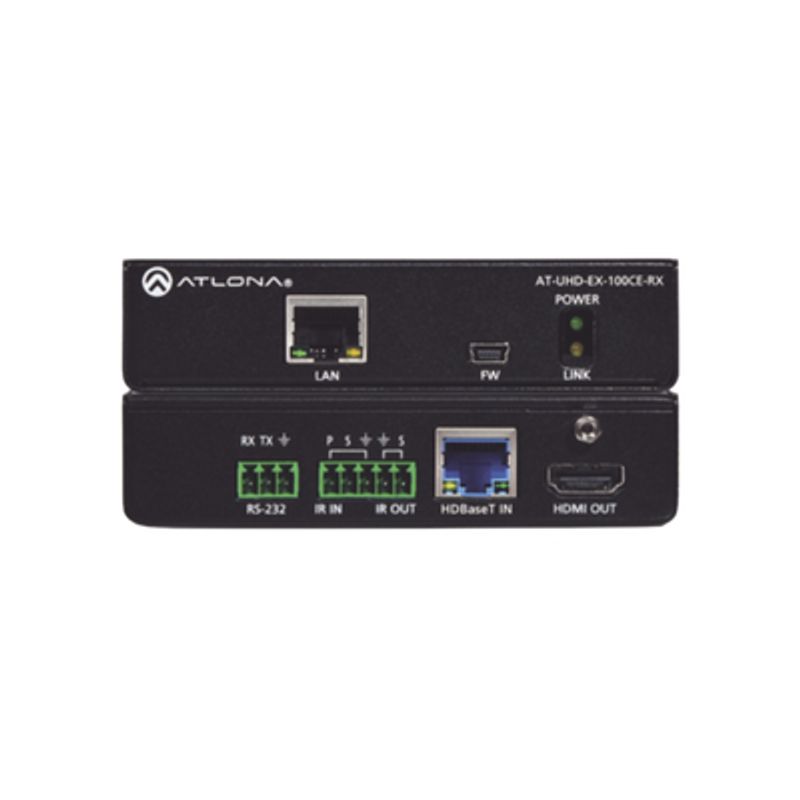Atlona Hdmi Receiver W/ir   Rs232   And Ethernet With Poe 