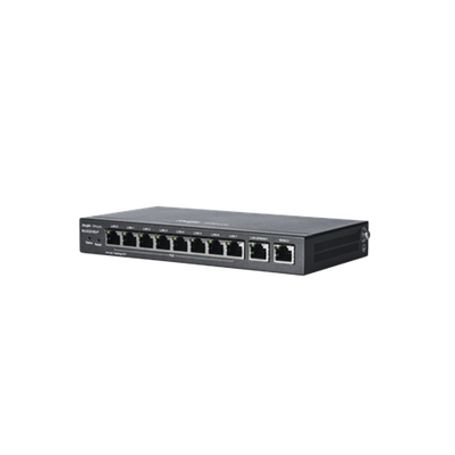 Router Administrable Cloud 10 Puertos Gigabit (8 Son Poe) Soporta 4x Wan Configurables Hasta 200 Clientes Con Desempeno De 600 M