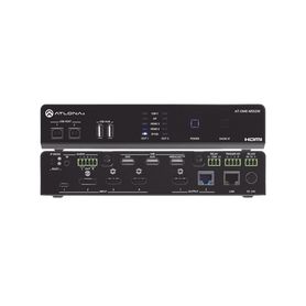 omega 5x2 4kuhd multiformat matrix switcher with wireless casting hdmi usbc display port and usb pass through over hdbaset for 