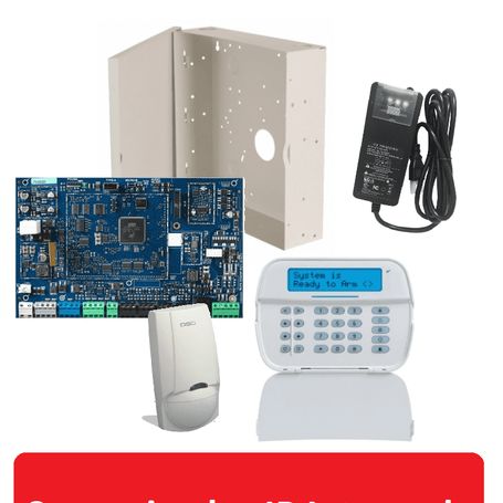 Dsc Pro Basic  Paquete Pro 32 Zonas Con Comunicador Ip Integrado/ Panel Hs3032/ Teclado Hs2lcdpro / Fuente Hs65wpsna / Sensor Lc
