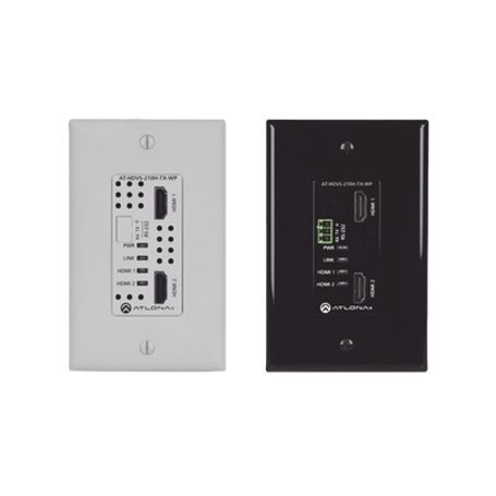 atlona single gang dual hdmi wall transmitter 