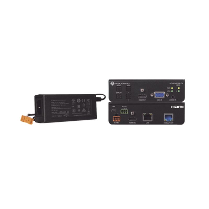 Hdmi (2 Input) Plus Vga Switcher   Control   And Hdbaset Output (100 M) W/power Su 