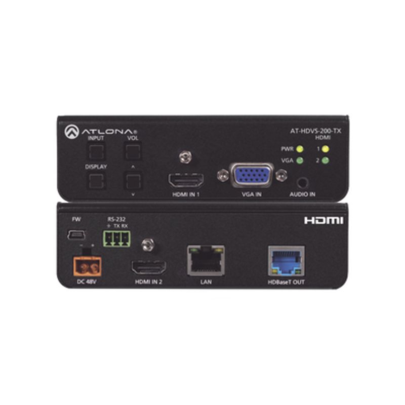 Hdmi (2 Input) Plus Vga Switcher   Control   And Hdbaset Output (100 M) 