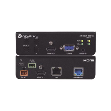 Hdmi (2 Input) Plus Vga Switcher   Control   And Hdbaset Output (100 M) 