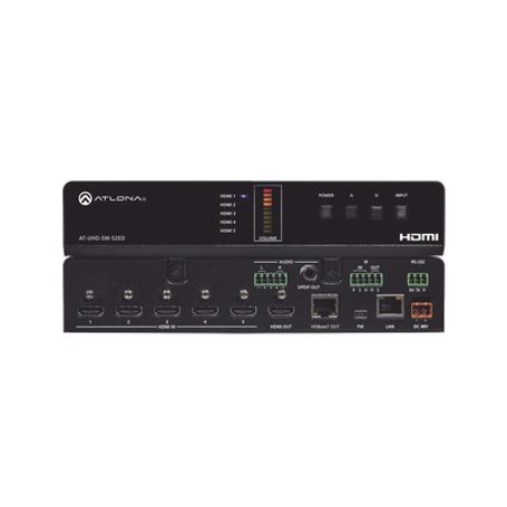 atlona 5 x 2 hdmi to hdbaset switcher 