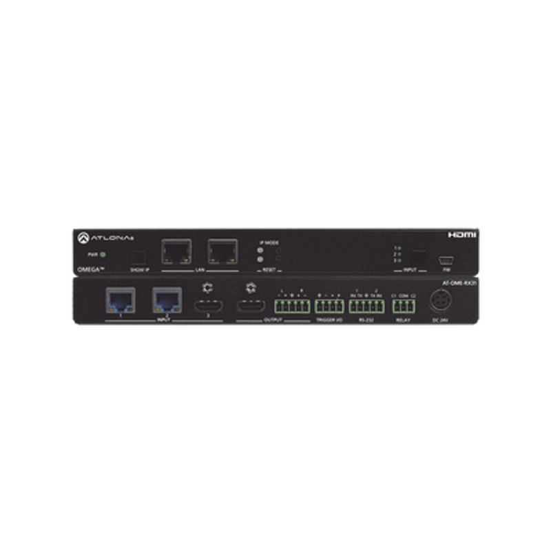 Omega 4k/uhd Recevier With Dual Hdbaset Inputs   Hdmi Input And Hdmi Output 