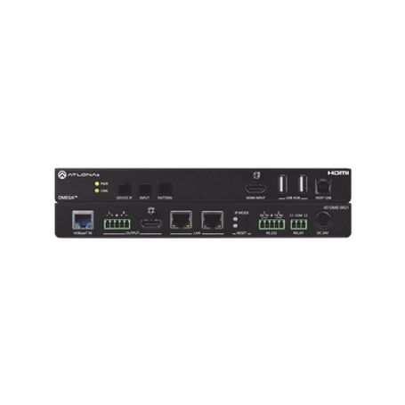 Omega 4k/uhd Hdmi Over Hdbaset Receiver W/scaler   Ethernet   Rs232   Audio Output   