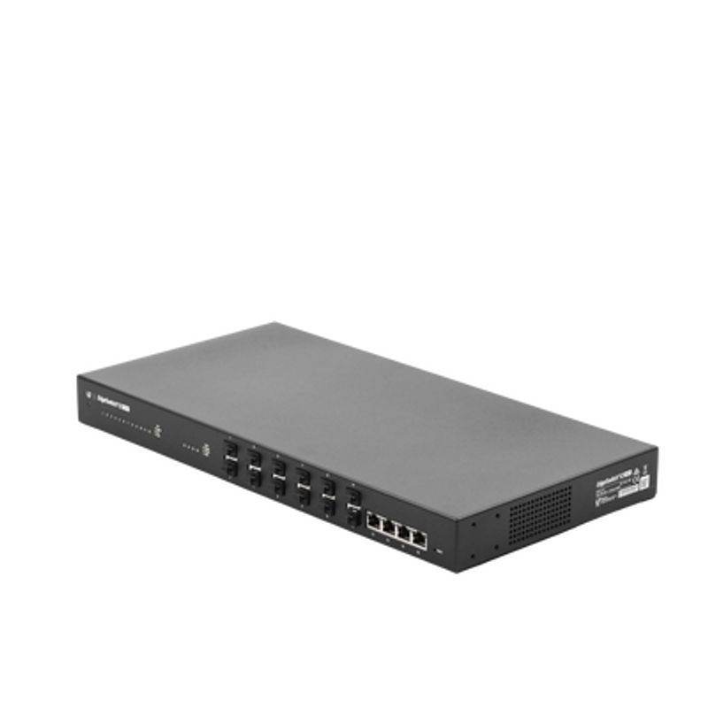 Switch Edgemax Administrable De 12 Puertos Sfp Gigabit  4 X Rj45 Gigabit Con Funciones Avanzadas De Capa 2