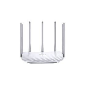 router inalámbrico doble banda ac 24 ghz y 5 ghz hasta 1350 mbps 5 antenas externas omnidireccional 4 puertos lan 10100 mbps 1 