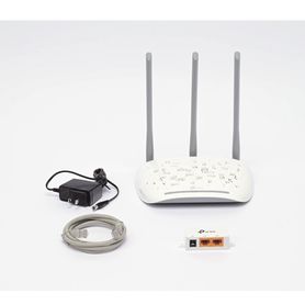 punto de acceso  repetidor wifi 24 ghz 450 mbps 3 antenas externas omnidireccional 1 puerto wan 10100 mbps191241