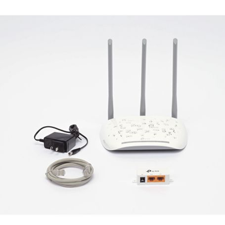 Punto De Acceso / Repetidor Wifi 2.4 Ghz 450 Mbps 3 Antenas Externas Omnidireccional 1 Puerto Wan 10/100 Mbps