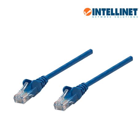 Intellinet 342575  Cable Patch / Cat 6 / 1.0 Metro ( 3.0f) / Utp Azul / Patch Cord