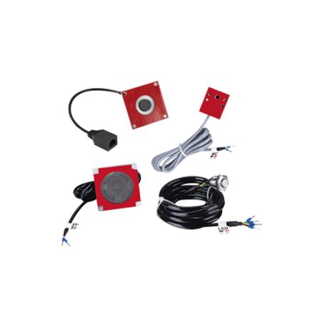 kit de accesorios para el modelo pa2f incluye cámara micrófono parlante y botón múltiples aplicaciones 160805