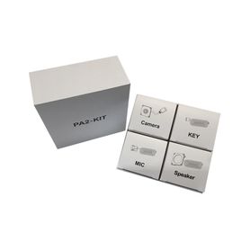 kit de accesorios para el modelo pa2f incluye cámara micrófono parlante y botón múltiples aplicaciones 160805