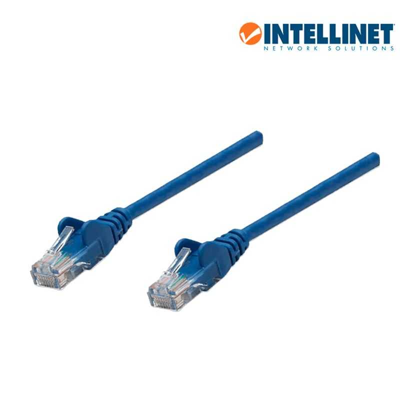 Intellinet 342605  Cable Patch / Cat 6 / 3.0 Metros (10.0ft) / Utp Azul / Patch Cord