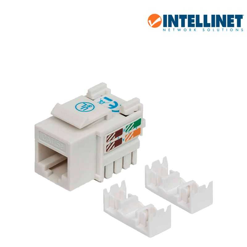 Intellinet 210355  Jack Cat 5e / De Impacto / (keystone) / Blanco