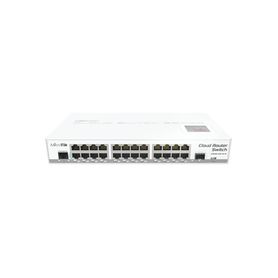 cloud router switch crs12524g1sin 24 puertos gigabit ethernet y 1 puerto sfp para escritorio