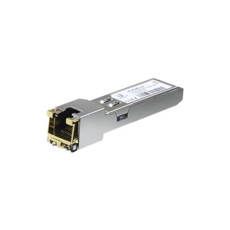 ufiber módulo ethernet rj45 a sfp 110 gbps distancia hasta 100 m 1 gbps o 30 m 10 gbps