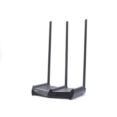 Router Inalámbrico De Alta Potencia 2.4 Ghz 450 Mbps 3 Antenas Externas Omnidireccional 9 Dbi 4 Puertos Lan 10/100 Mbps 1 Puerto