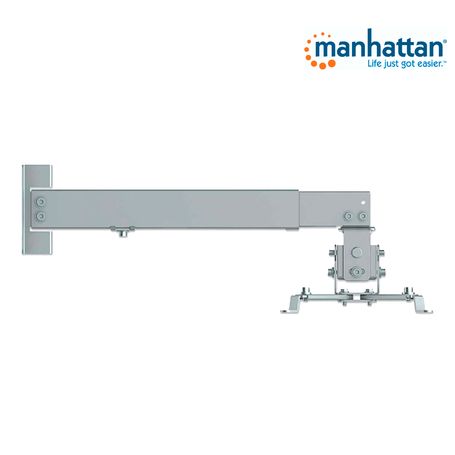 Manhattan 461191  Soporte De Proyector Para Montaje En Techo O Pared/ 20 Kg De Carga/ Altura Ajustable/ Inclinación Y Rotación A