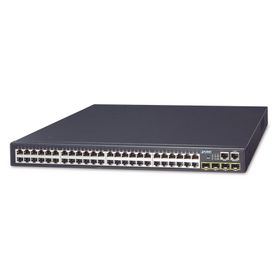 switch stack administrable capa 3 de 48 puertos 1gbps  4 puertos sfp 1gbps throughput 77 mpps