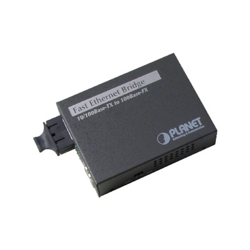 Convertidor De Medios 100 Mbps Utp/fibra Óptica Monomodo Hasta 15 Km Conector Sc
