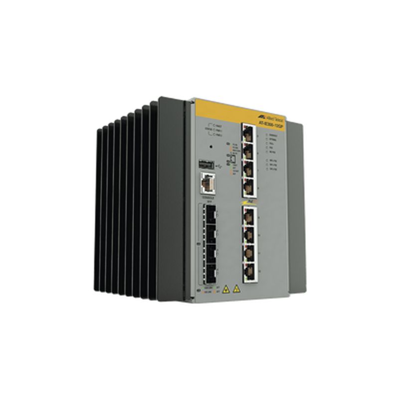 Switch Industrial Hipoe Continuo Administrable Capa 3 De 8 X 10/100/1000 Mbps  4 Puertos Sfp 240 W.