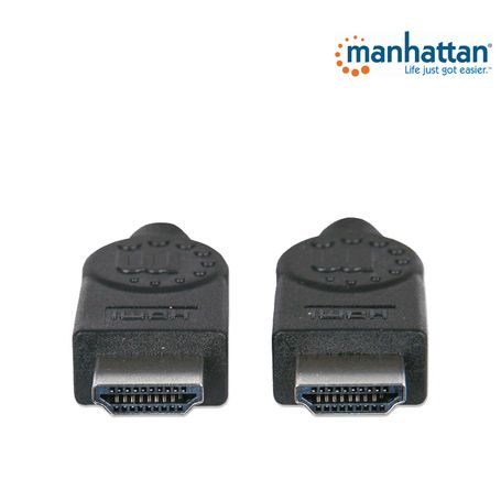 Manhattan 323246  Cable Hdmi De Alta Velocidad De 10 Metros/ Resolución 4k30hz/ Soprota 3d Y Canal De Ethernet De 100 Mbps/ Hdmi