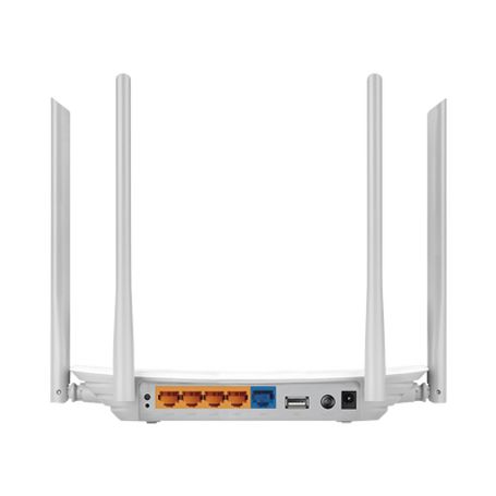 Router Inalámbrico Doble Banda Ac 2.4 Ghz Y 5 Ghz Hasta 1200 Mbps 4 Antenas Externas Omnidireccional 4 Puertos Lan 10/1000 Mbps 