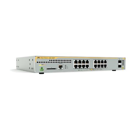 switch poe administrable capa 3 16 puertos 101001000 mbps  2 sfp gigabit 247 w
