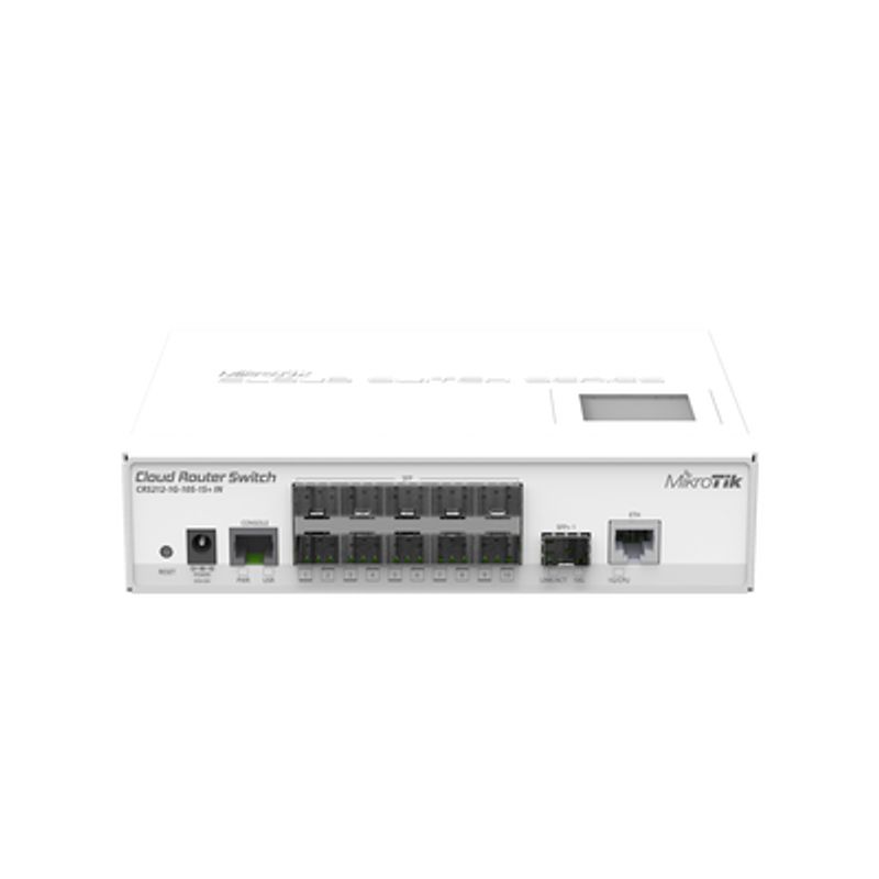 (crs2121g10s1sin) Cloud Router Switch Capa 3 10 Puertos Sfp 1 Sfp (escritorio)